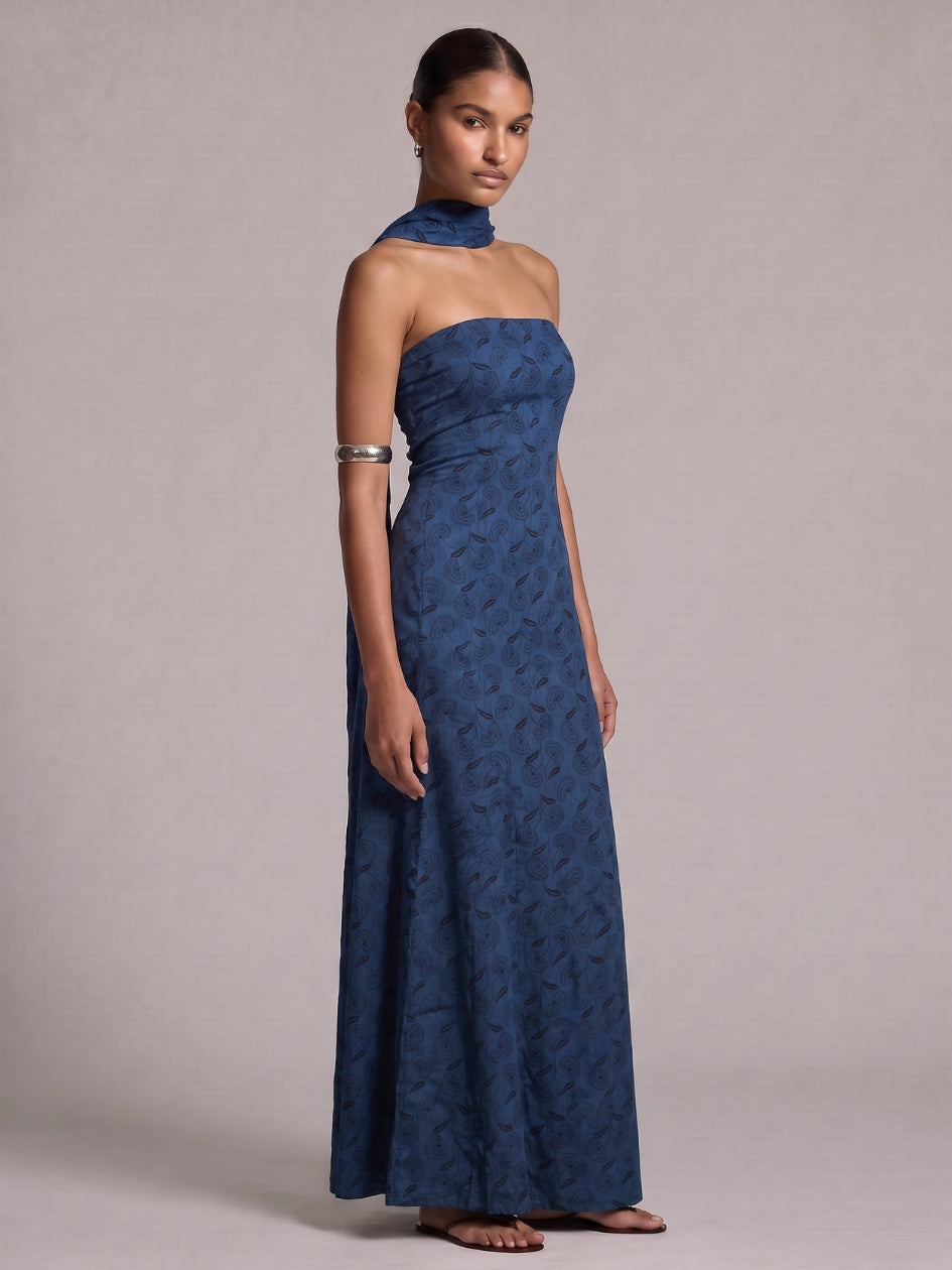 Rose Tube Long Mini Dress