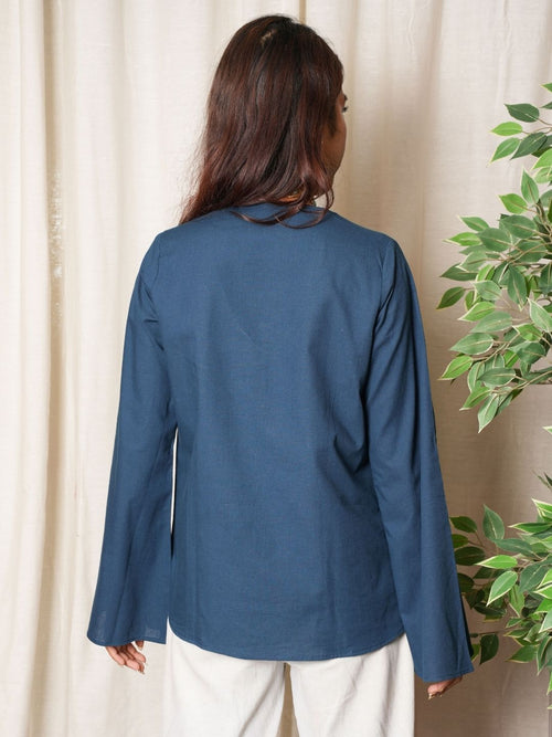 Riya Bell Sleeved Structured Top