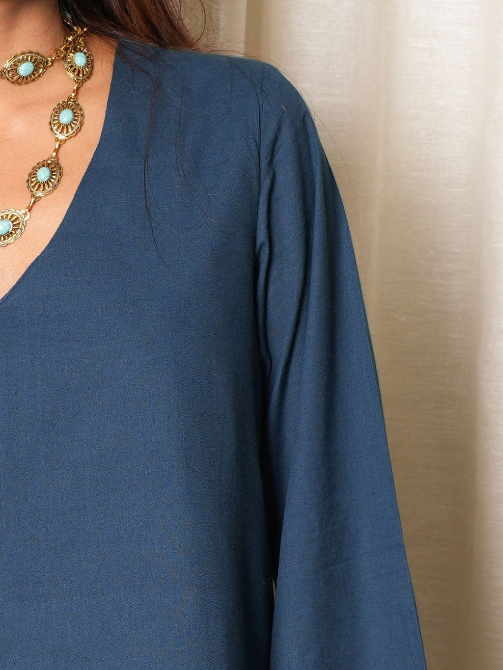 Riya Bell Sleeved Structured Top
