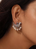 Bird Pearl Stud Earrings