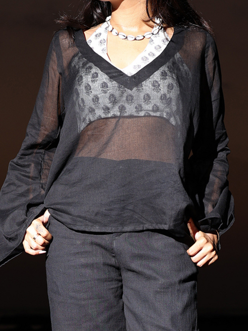 Saanj Sheer Cover-Up
