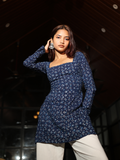 Jodha Sleeved Corset Kurti Top