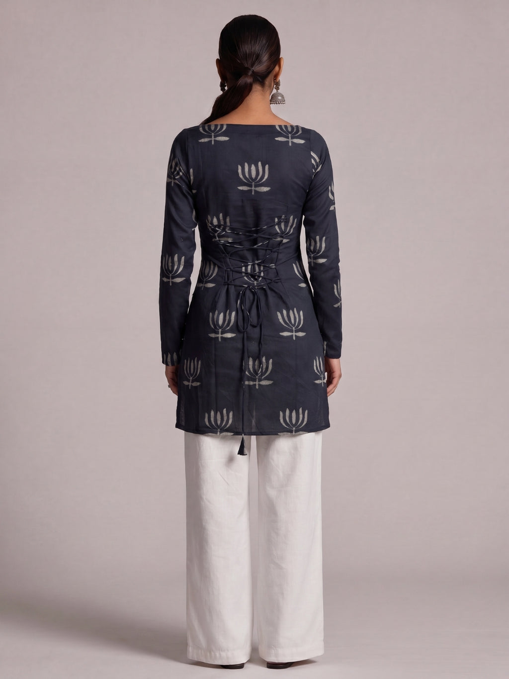 Heer Sleeved Corset Kurti Top