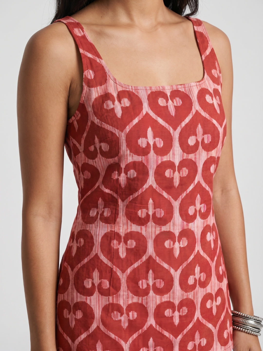 Myra Open-Back Kurti Top
