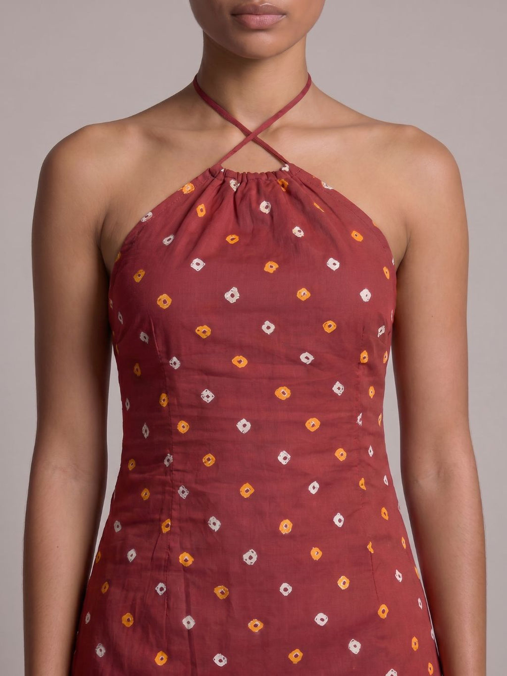 Sahar Halter Kurti Top