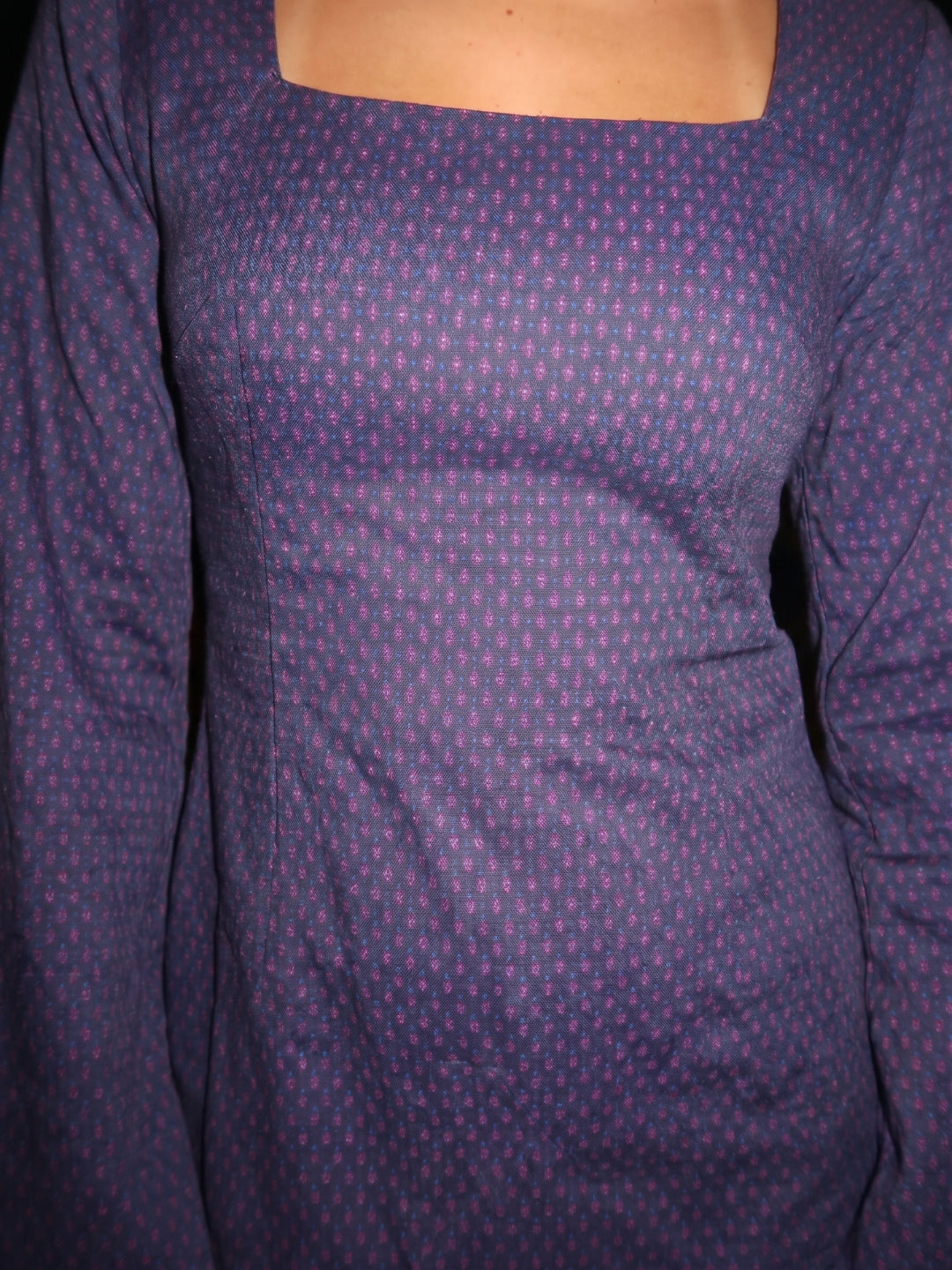 Karima Deep Back Sleeved Kurti