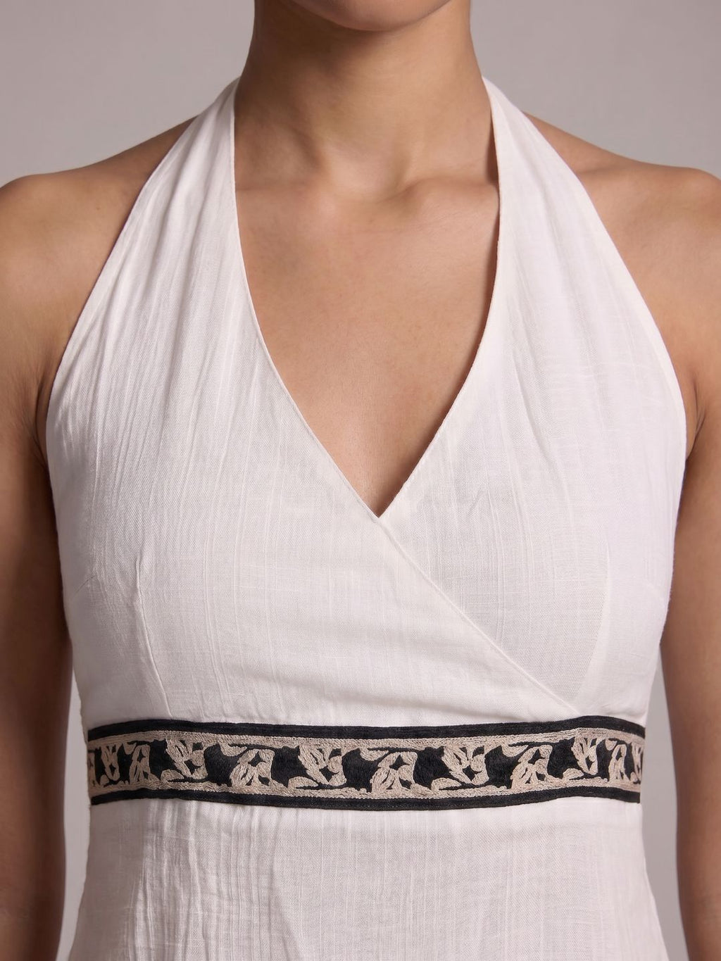 Aaliya Halter Kurti Top