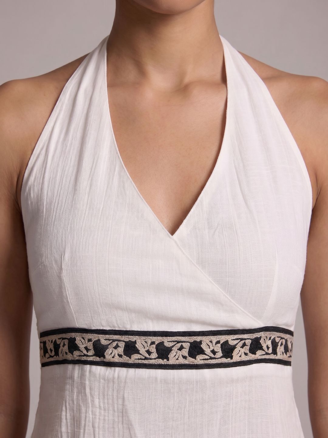 Aaliya Halter Kurti Top