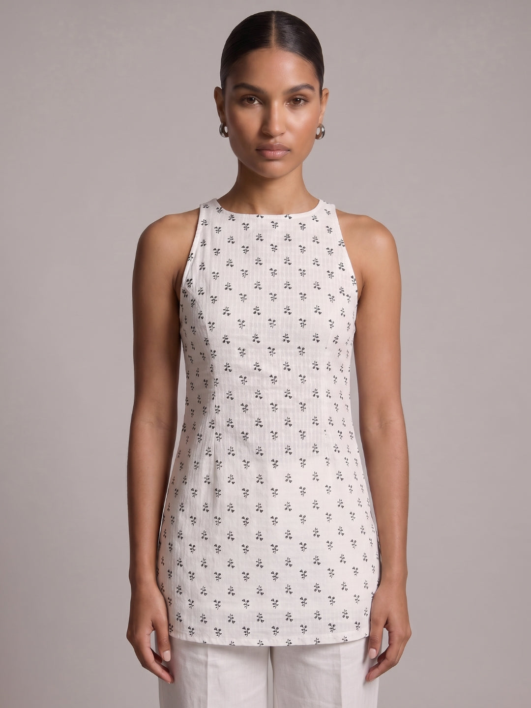 Aasma Structured Kurti Top