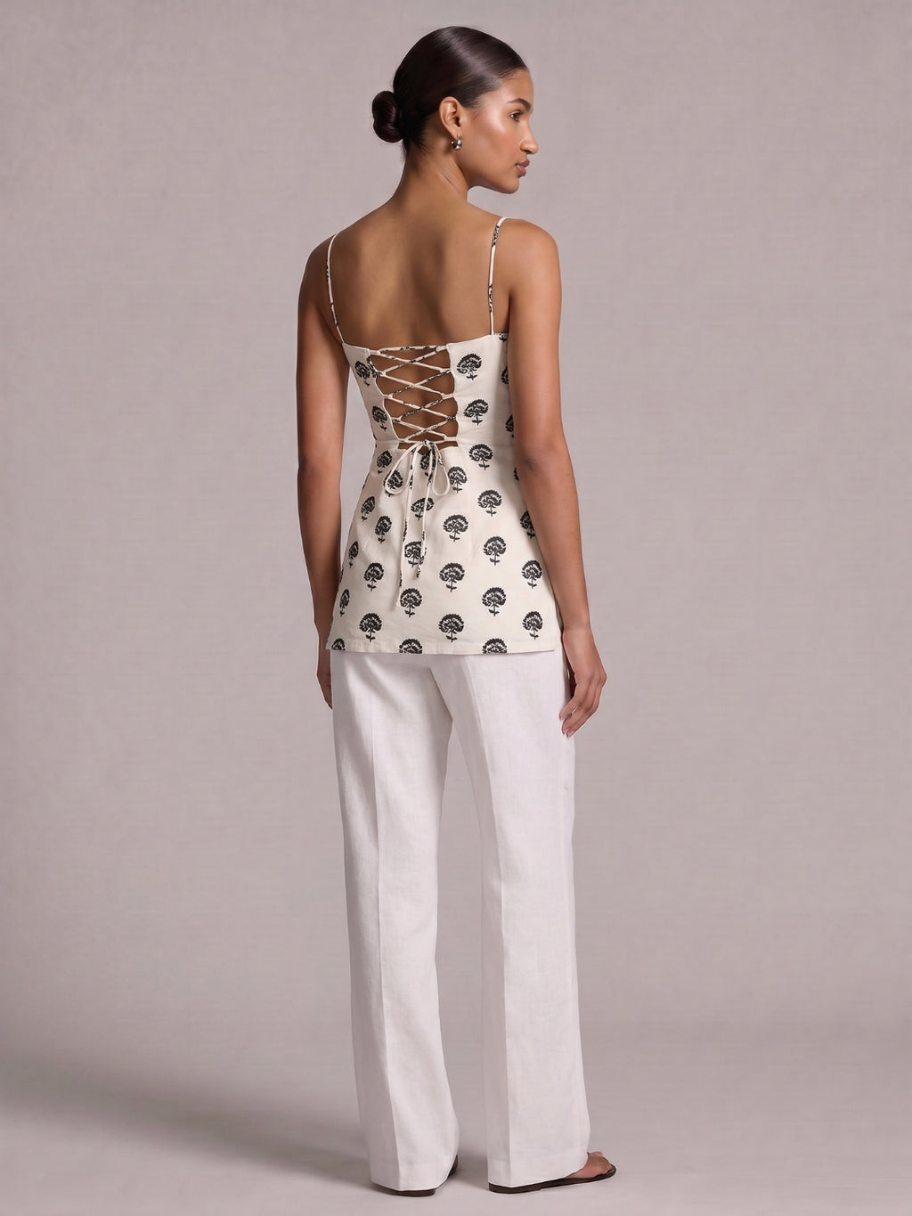 Jill Backless Corset Kurti Top