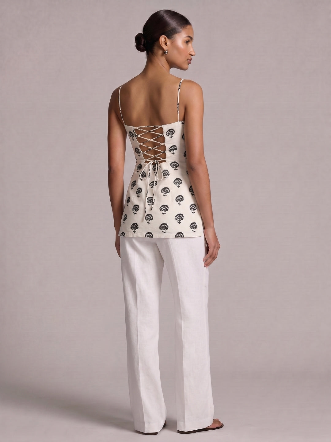 Jill Backless Corset Kurti Top