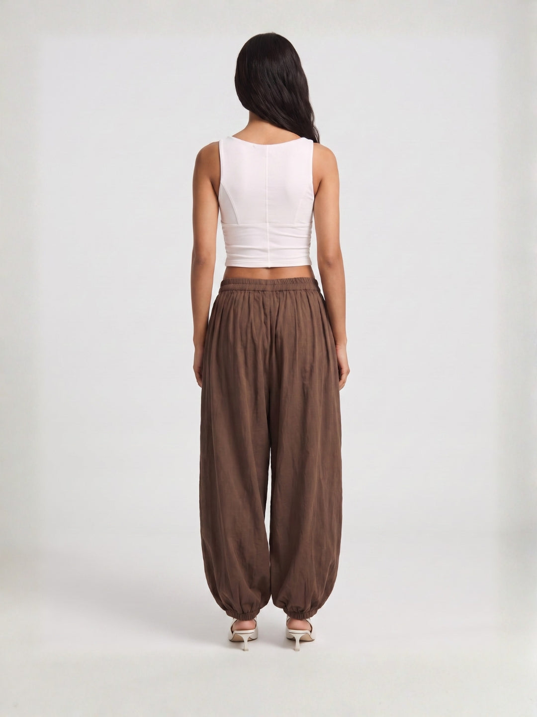 Dune Brown Balloon Pants
