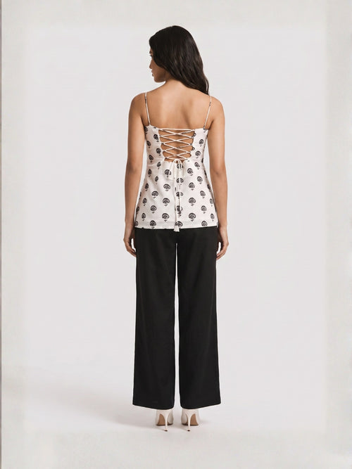 Jill Backless Corset Kurti Top