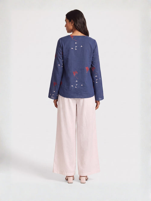 Sakshi Bell Sleeved Structured Top