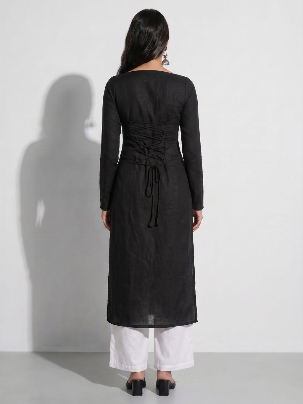 Baani Sleeved Corset Long Kurti
