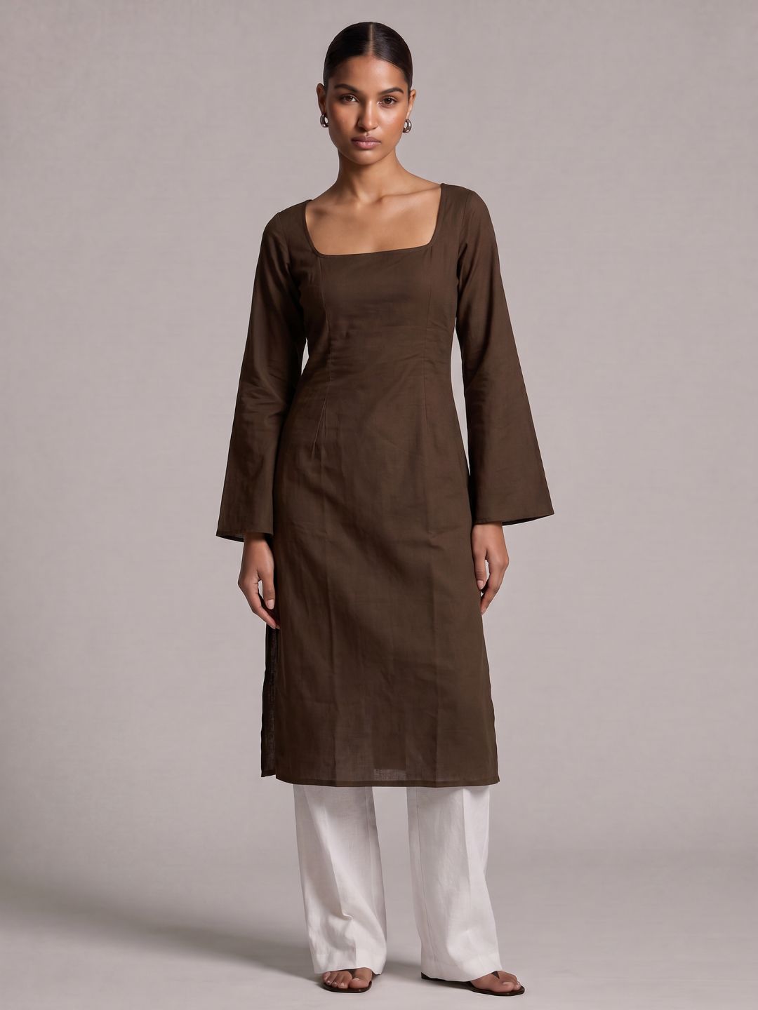 Nehal Open-Back Kurti Top