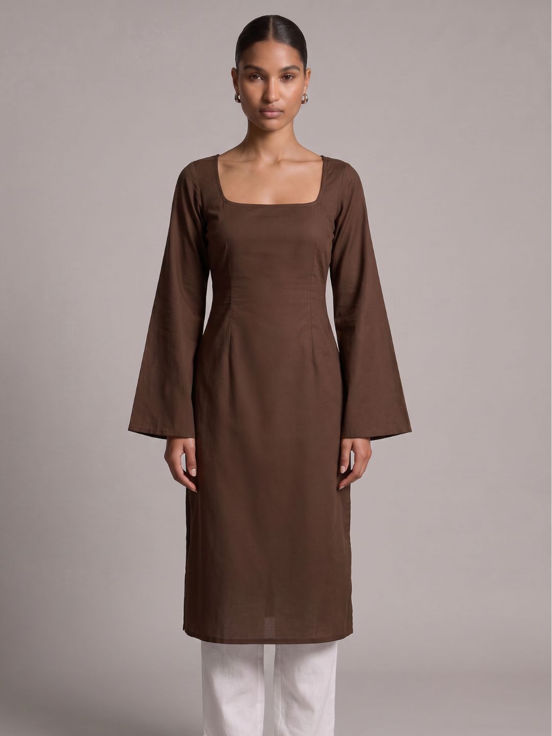 Nehal Open-Back Kurti Top