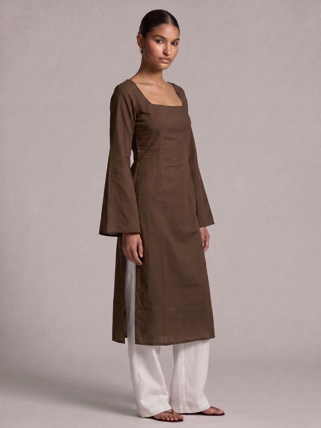 Nehal Open-Back Kurti Top