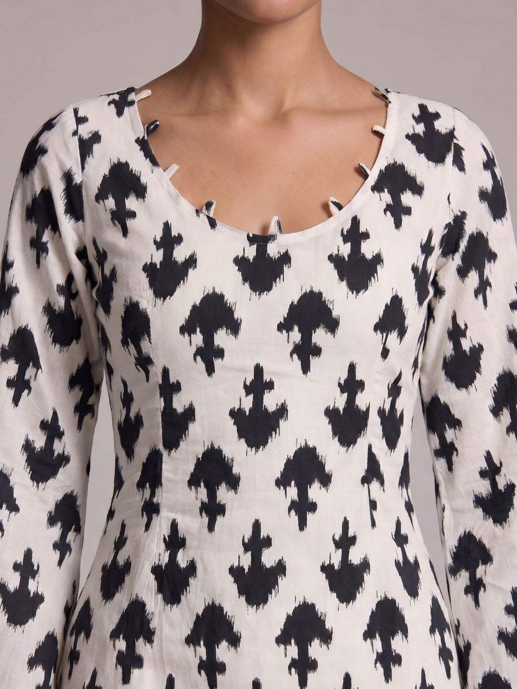Amani Flared Sleeve Kurti Top