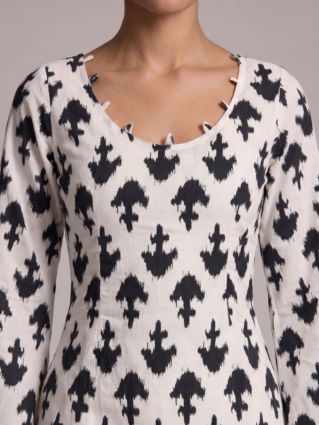 Amani Flared Sleeve Kurti Top