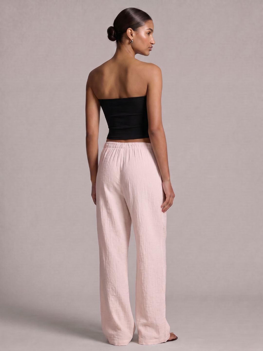 Pink Straight Pants