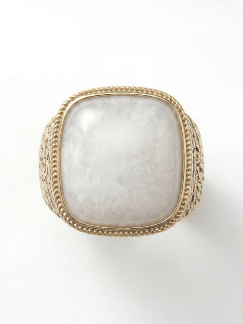 Ivory Stone Ring