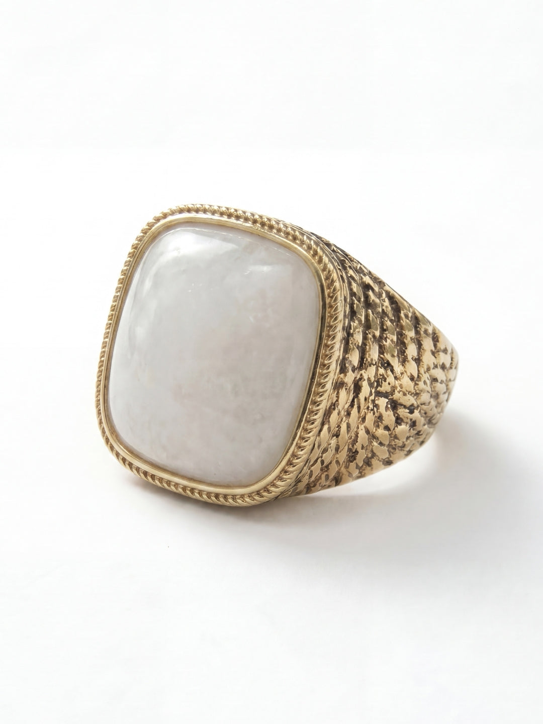 Ivory Stone Ring