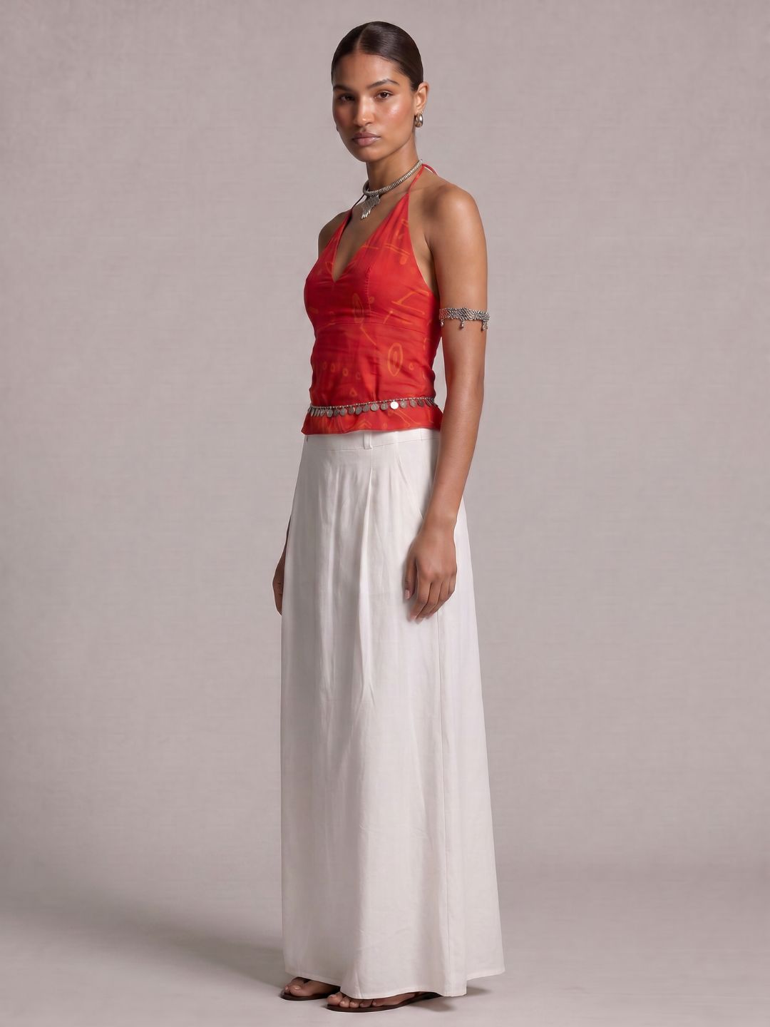 Banee Bandhej Halter Top