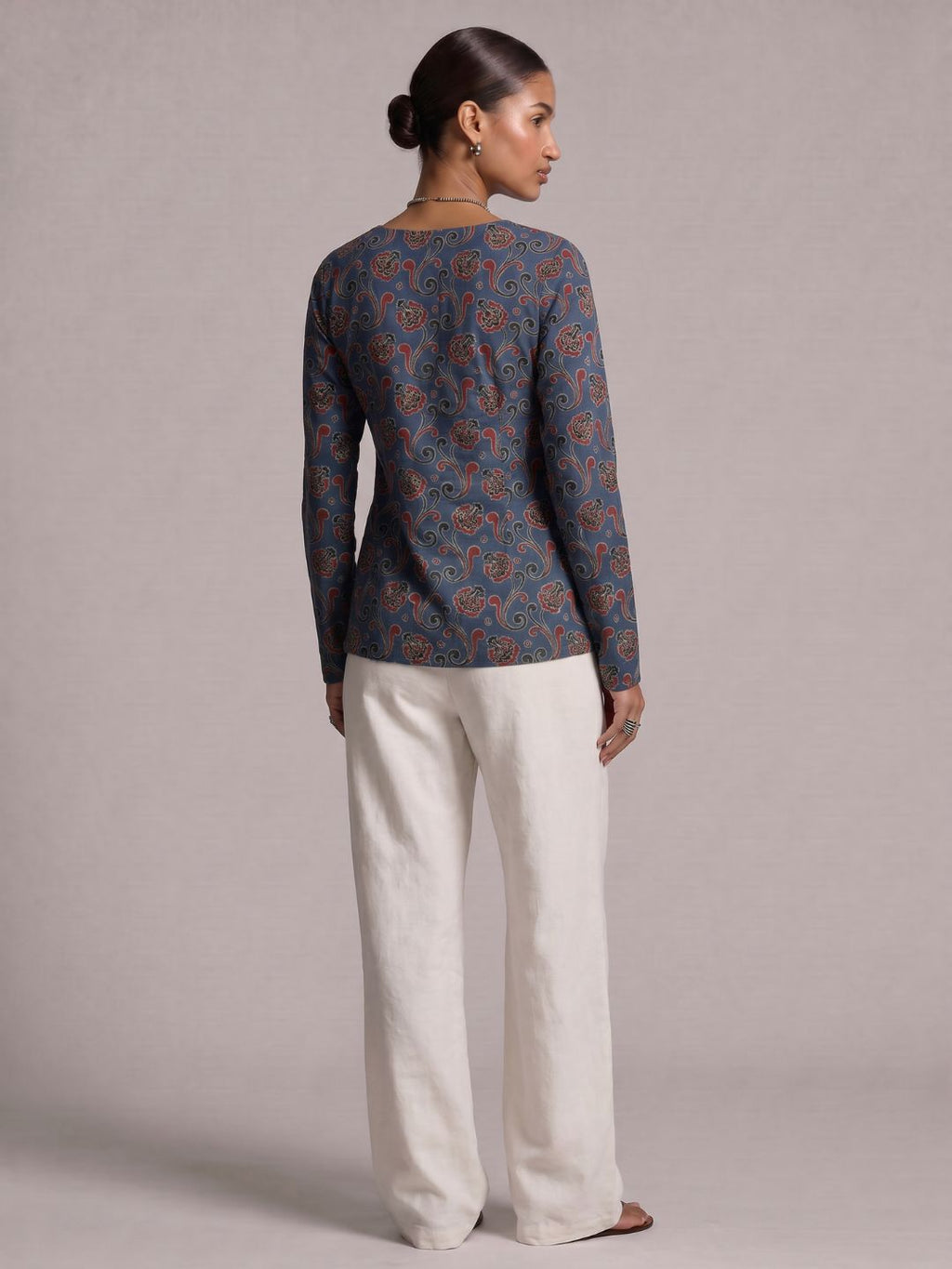 Asha Sleeved Modest Structured Kurti Top