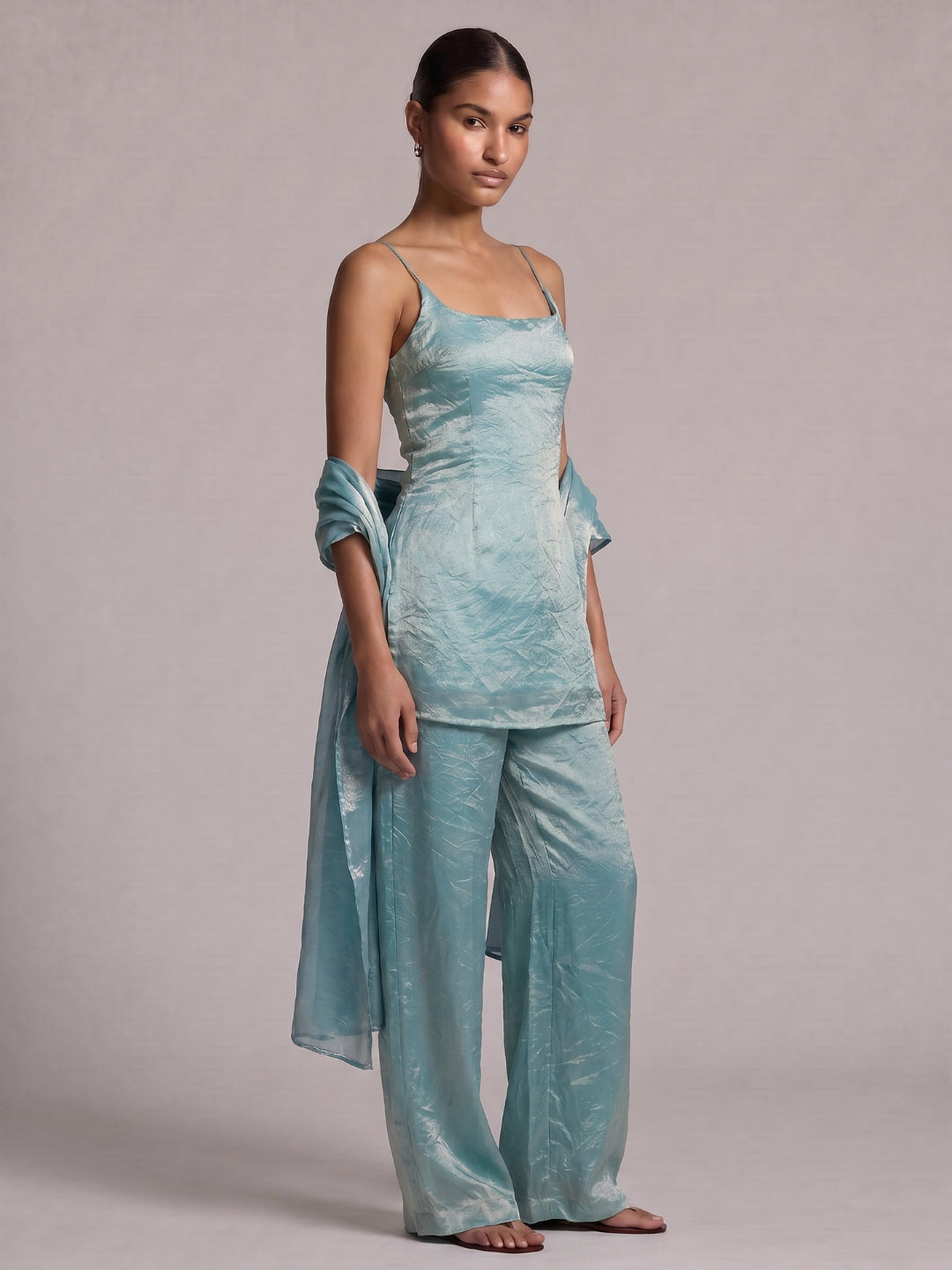 Tina Shimmer Pant & Dupatta Set