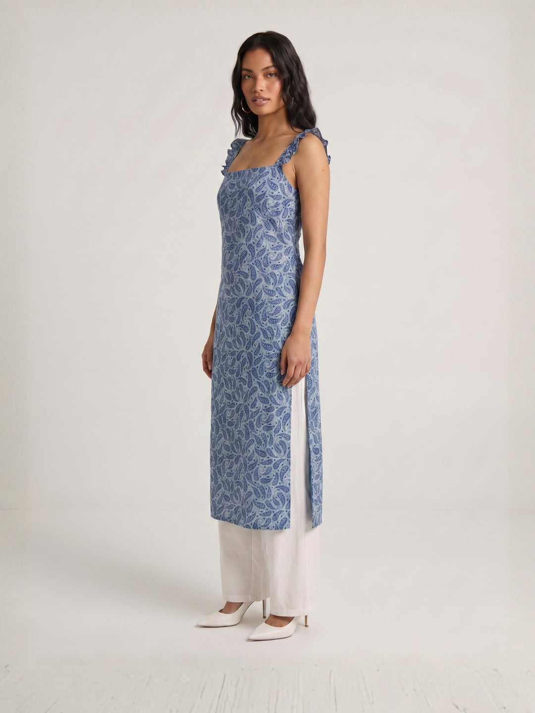 Zivara Structured Kurti Top