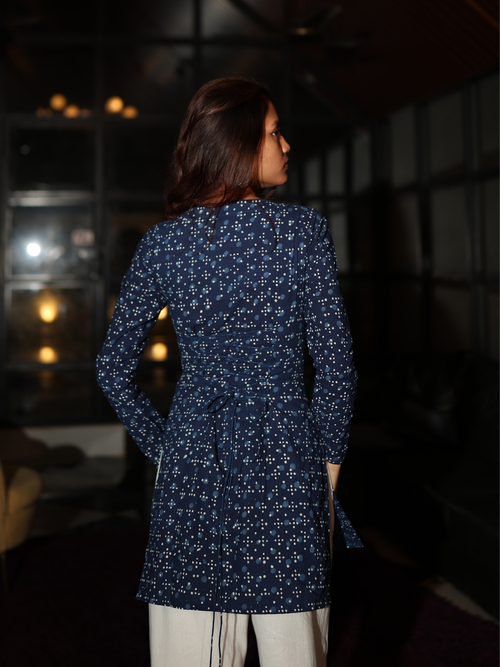 Jodha Sleeved Corset Kurti Top