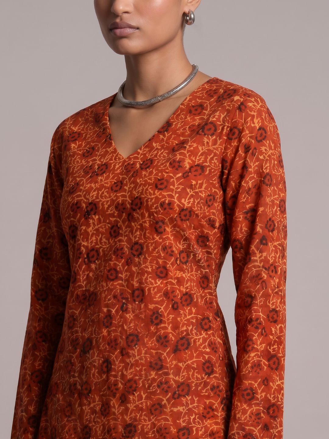 Yukta Bell Sleeved Structured Top