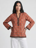 Vaari Sleeved Structured Kurti Top