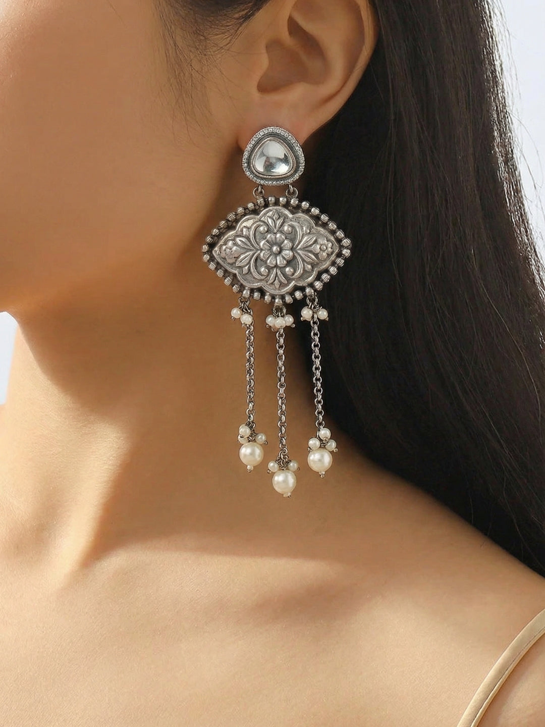 Saaj Chain Dangler Earring