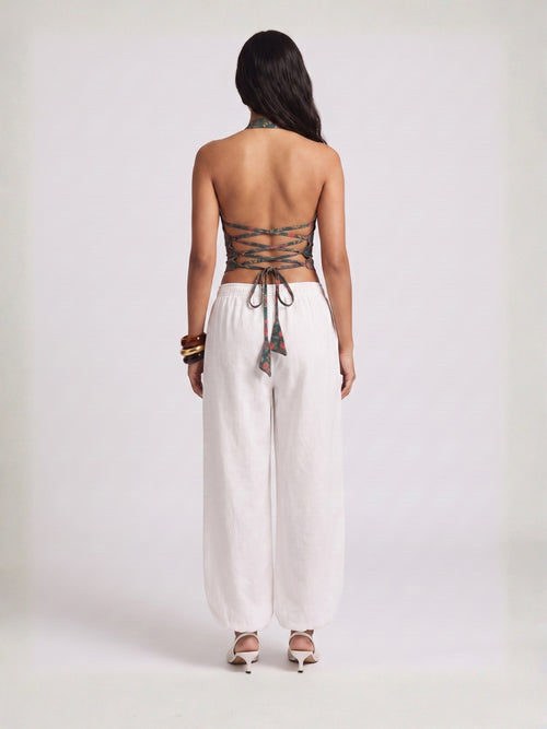 Marina Backless Top