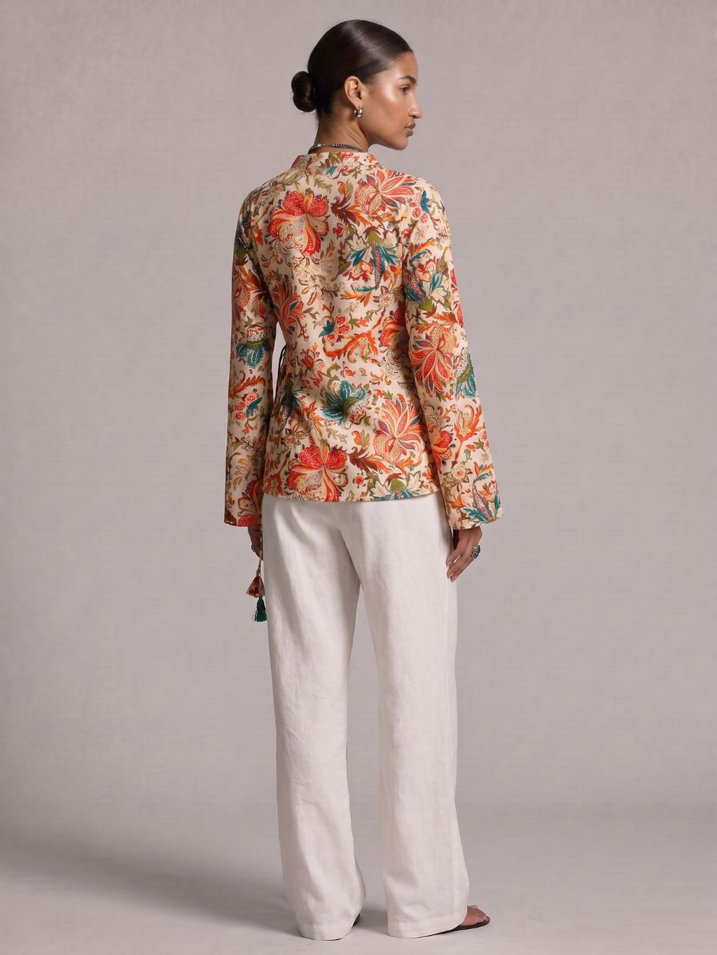 Vana Criss Cross Structured Kurti Top