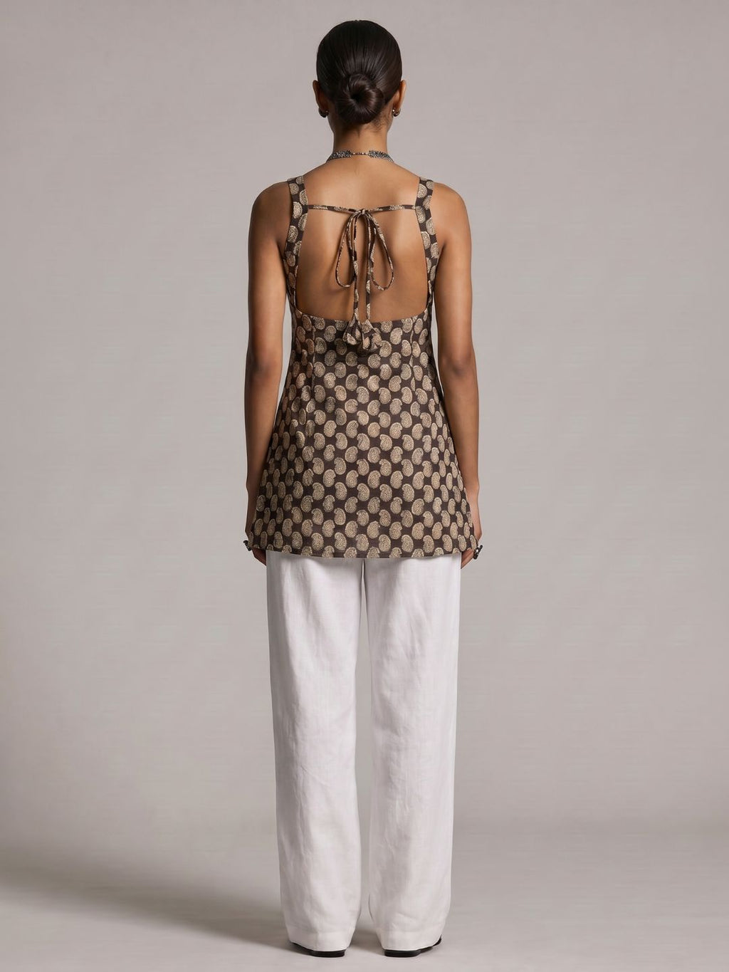 Koyal Open-Back Kurti Top