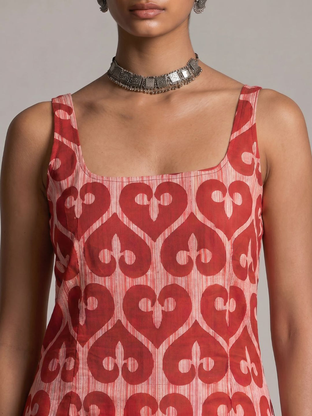 Myra Open-Back Kurti Top