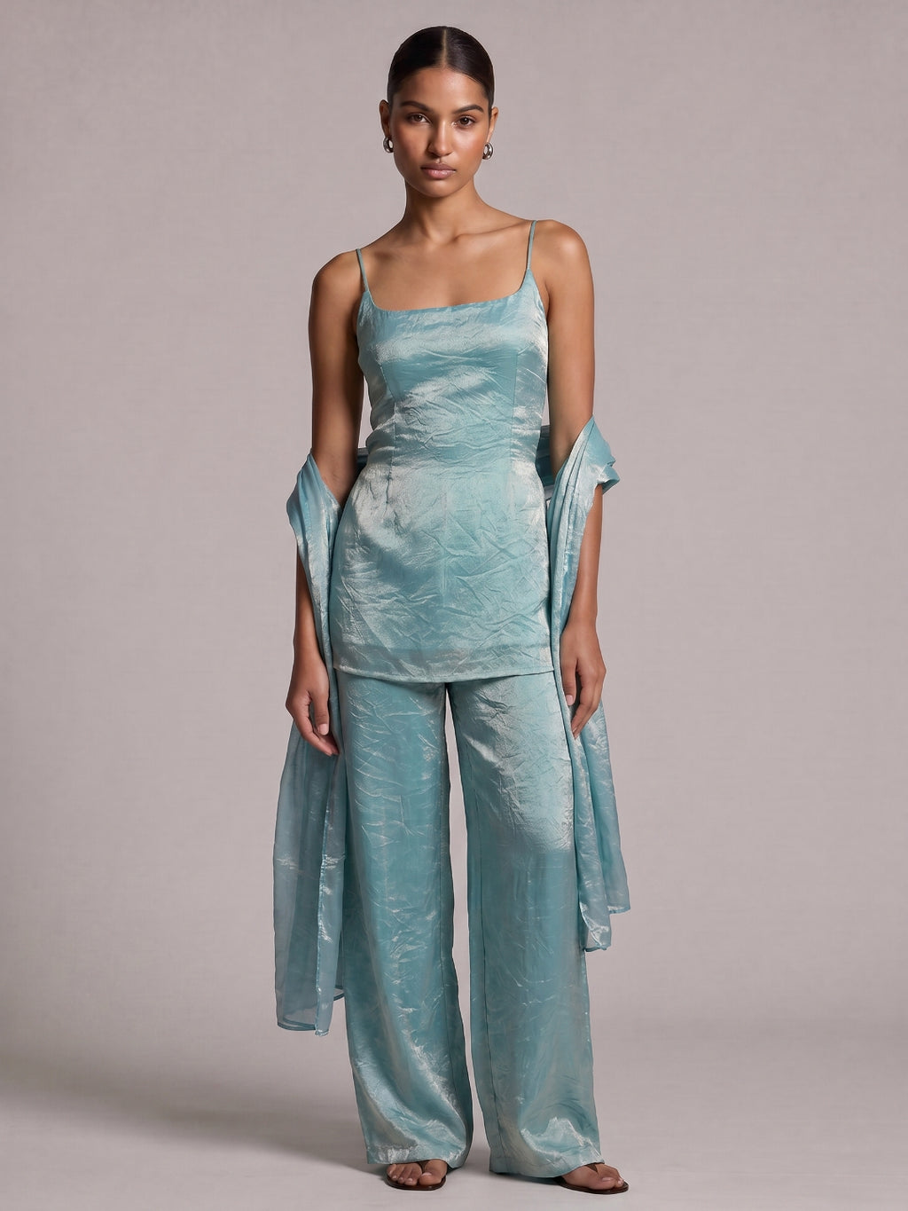 Tina Shimmer Pant & Dupatta Set