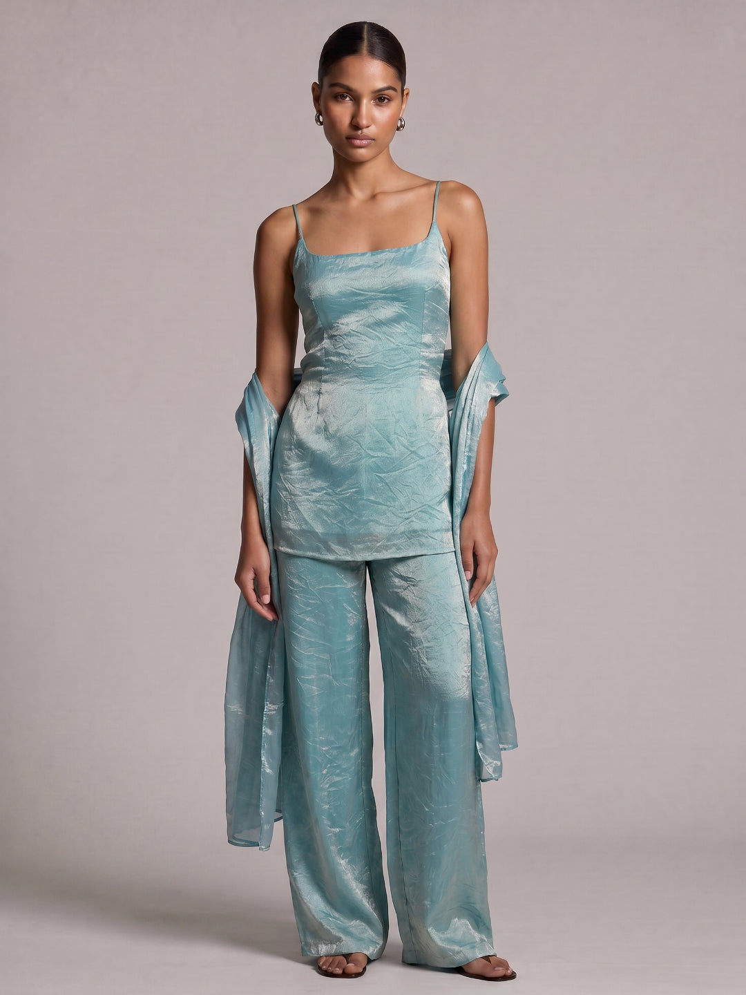Tina Shimmer Pant & Dupatta Set