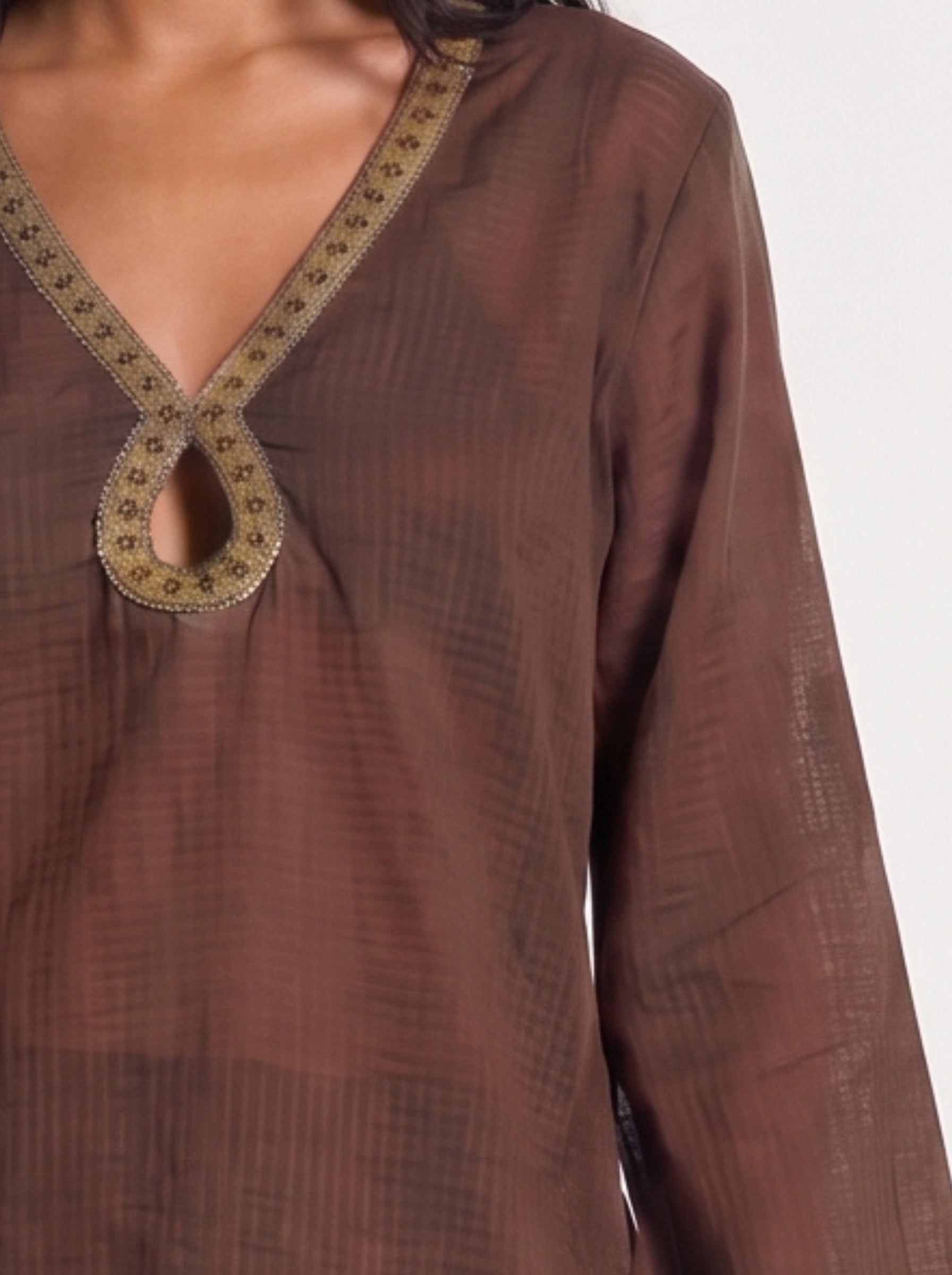 Jharna Sheer Short Kurti