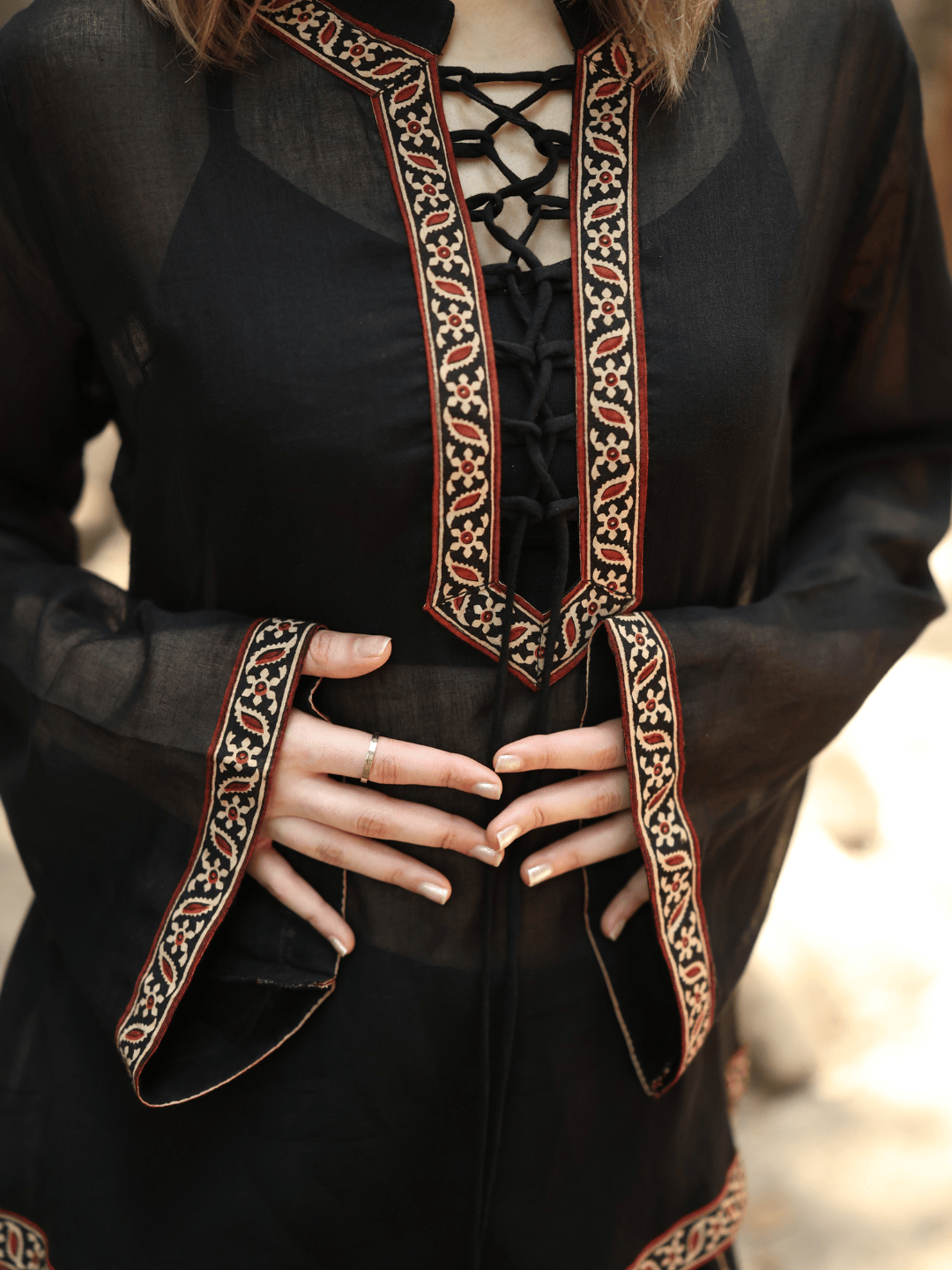 Zoya Mul Sheer Co-ord Set