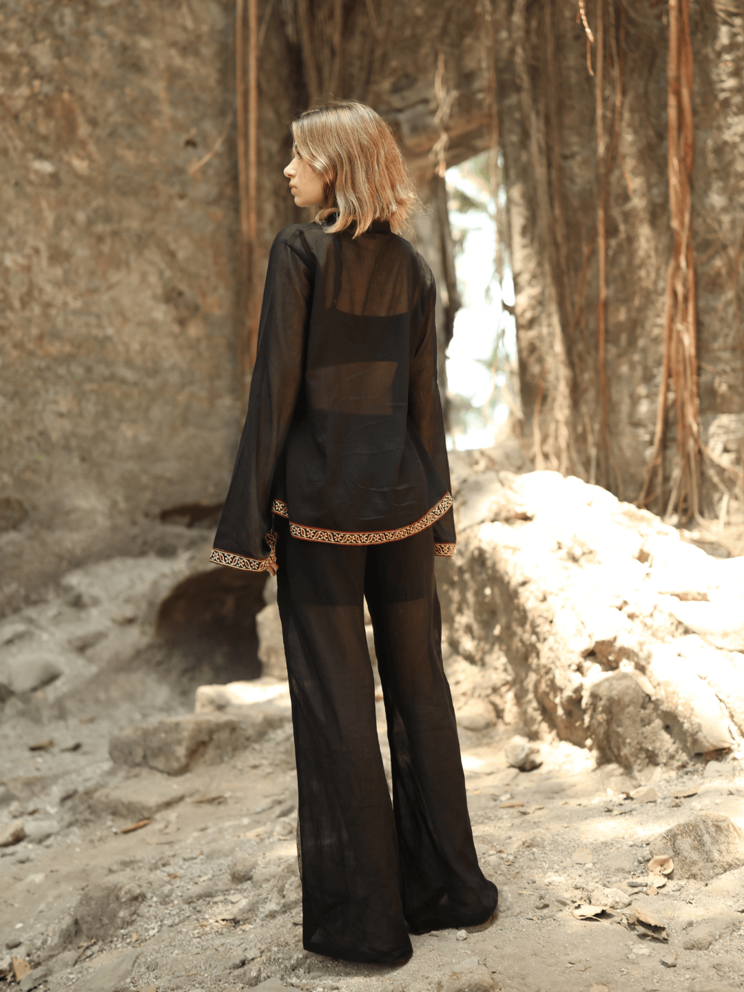 Zoya Mul Sheer Co-ord Set