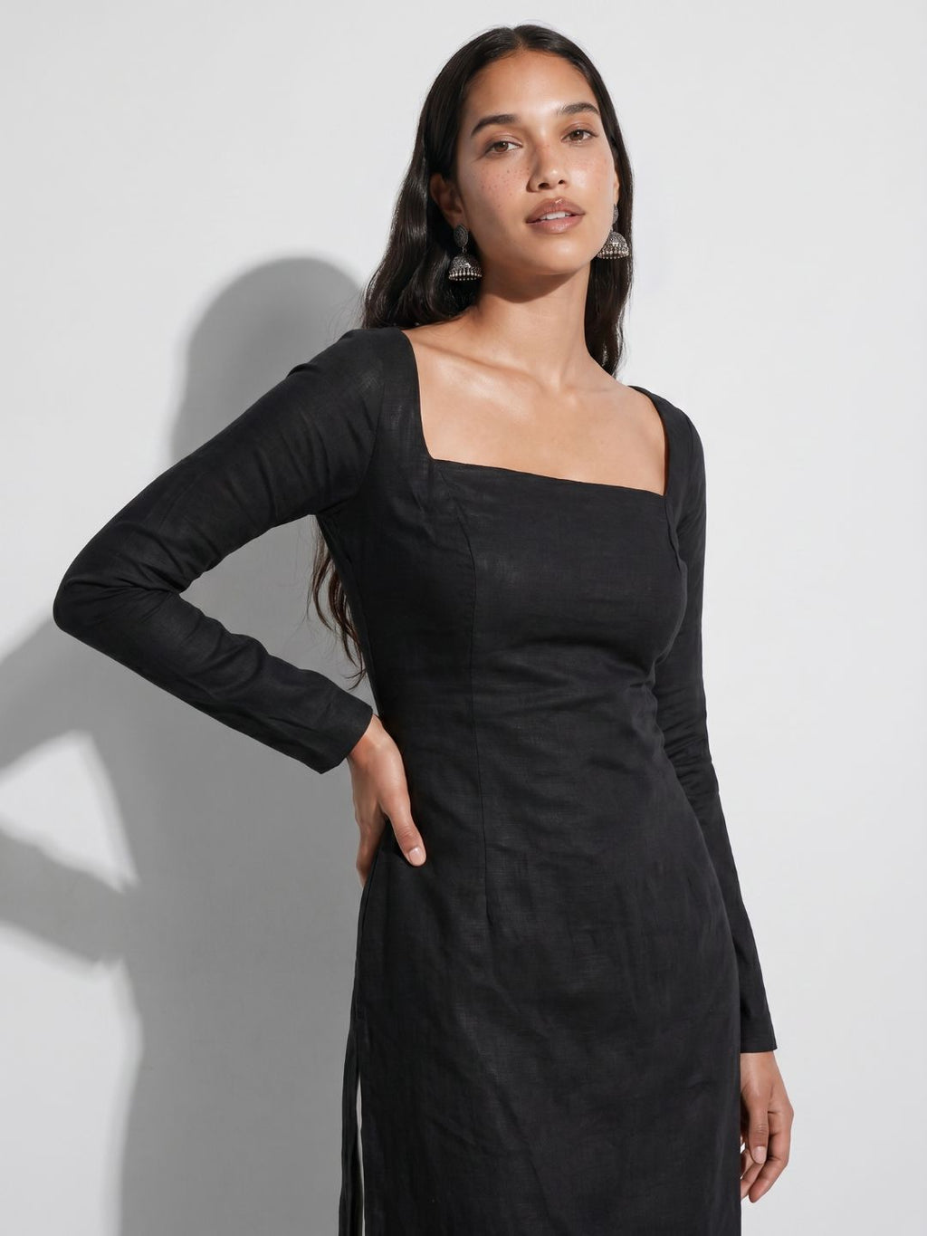 Baani Sleeved Corset Long Kurti