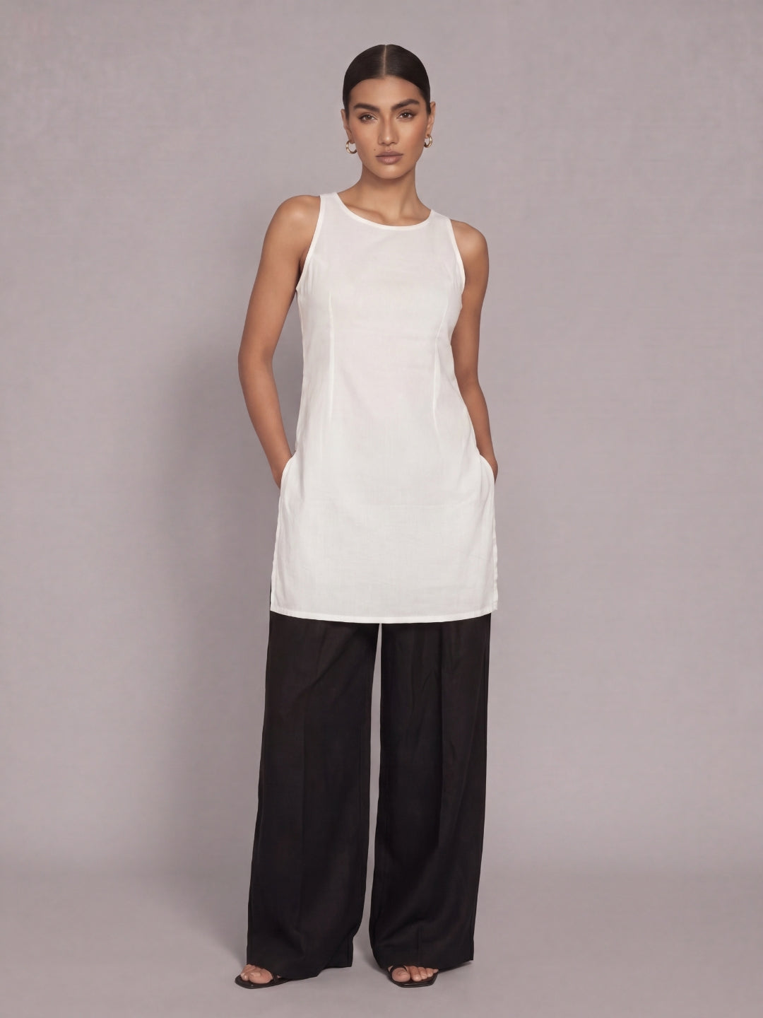 Saba Structured Kurti Top