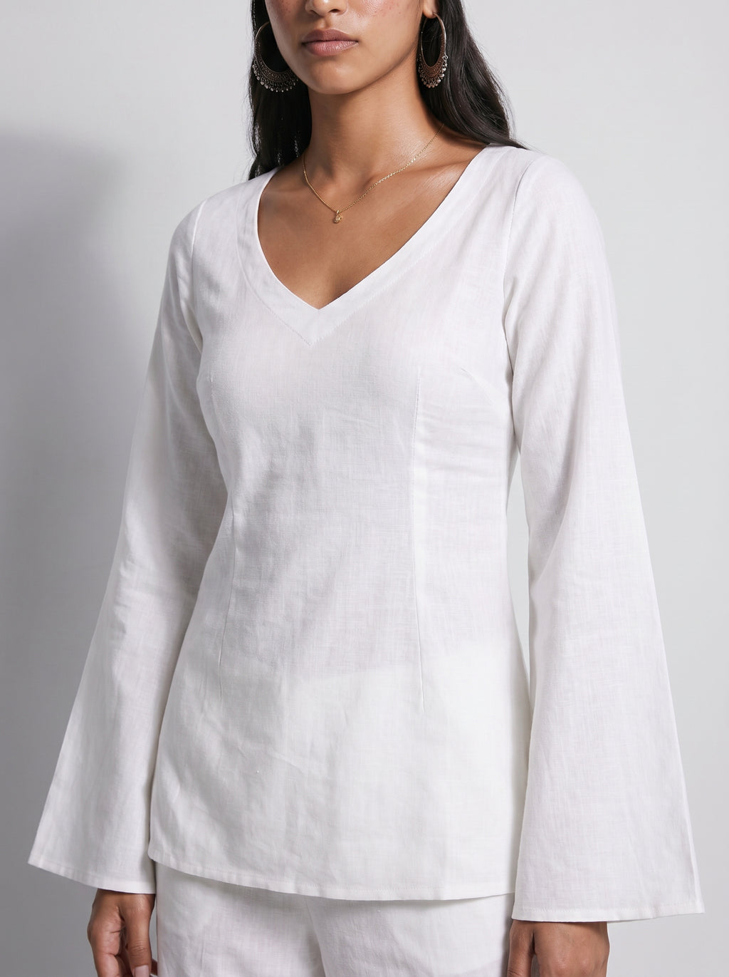 Maanya Bell Sleeves Short Kurti