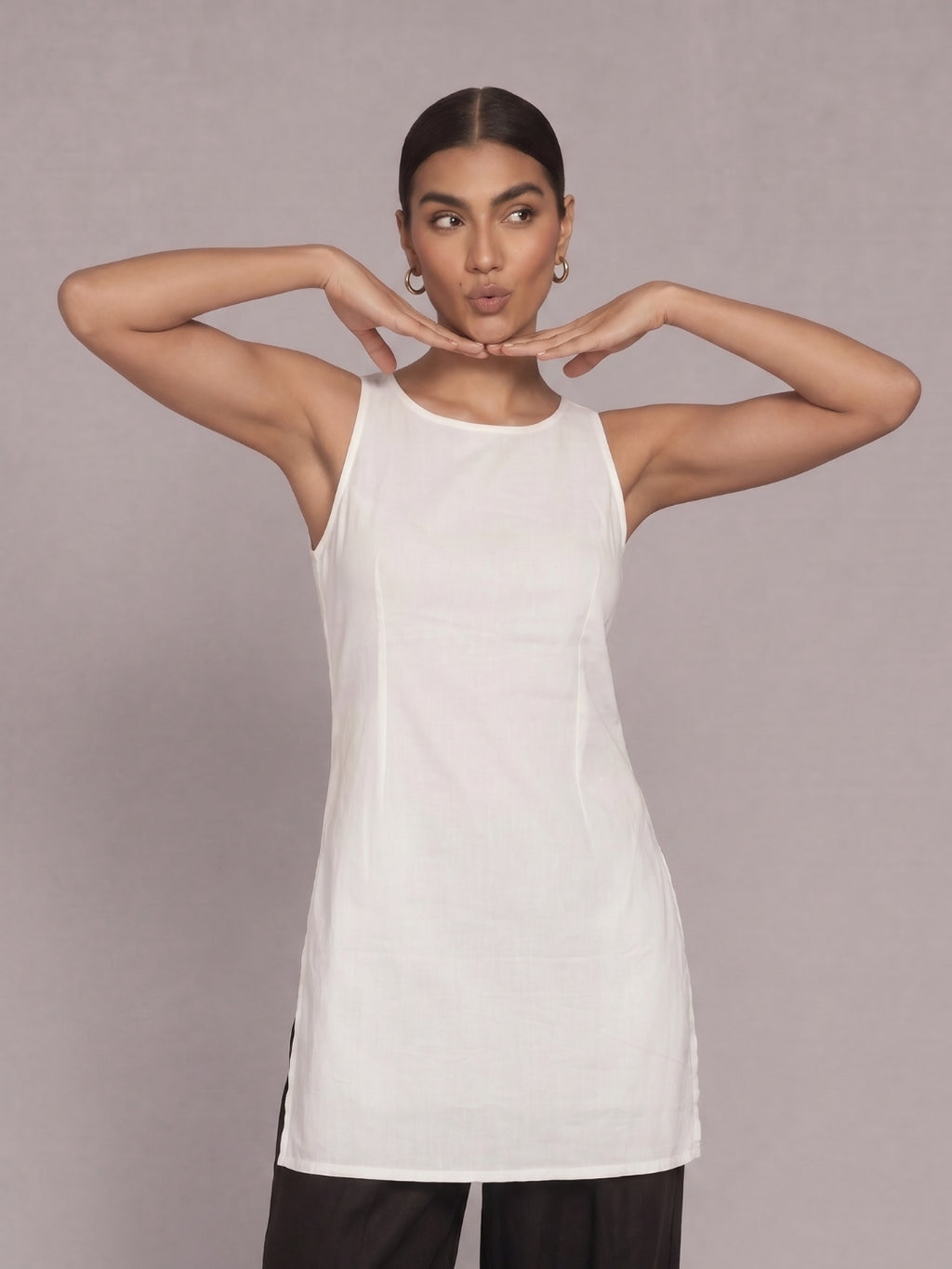 Saba Structured Kurti Top