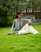 Katha Sleeved Kurti