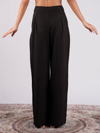 Black Cotton Pants